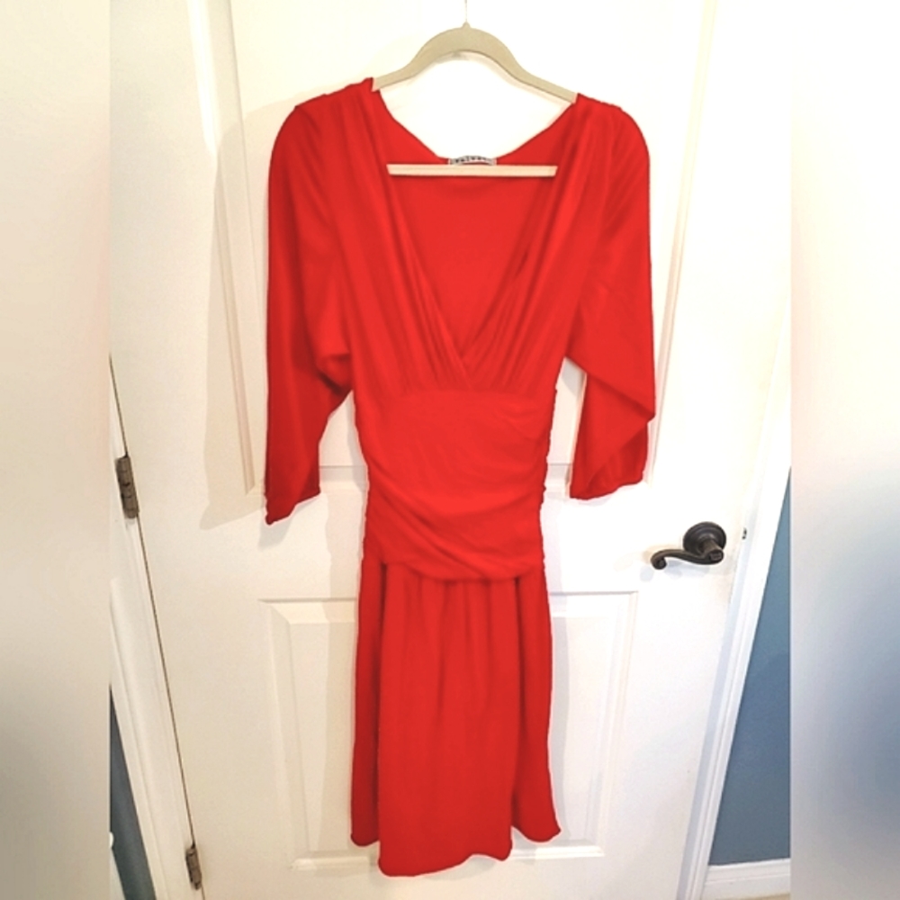 Valentine's Red Casual-Glam Dress by Velvet by Graham & Spencer